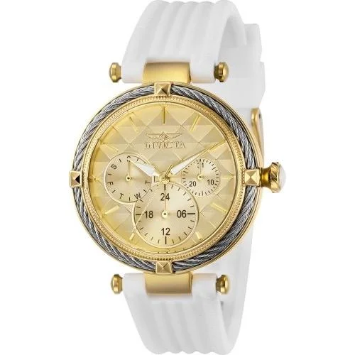 Patterned strap watches-Invicta Women's 28966 Bolt White Polyurethane Watch