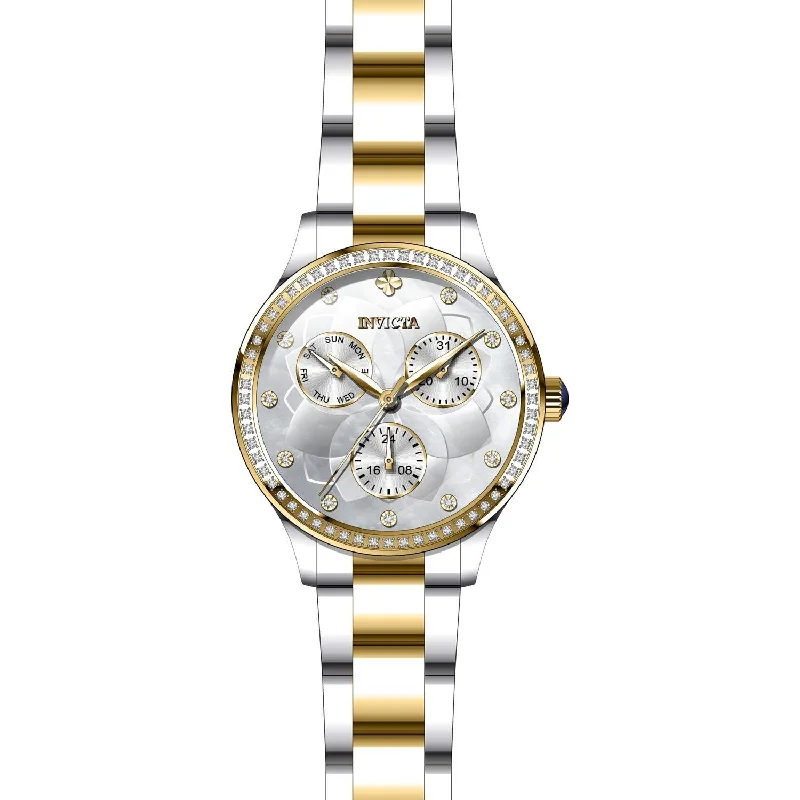 Floral strap watches-Invicta Women's 29099 Angel Stainless Steel Watch