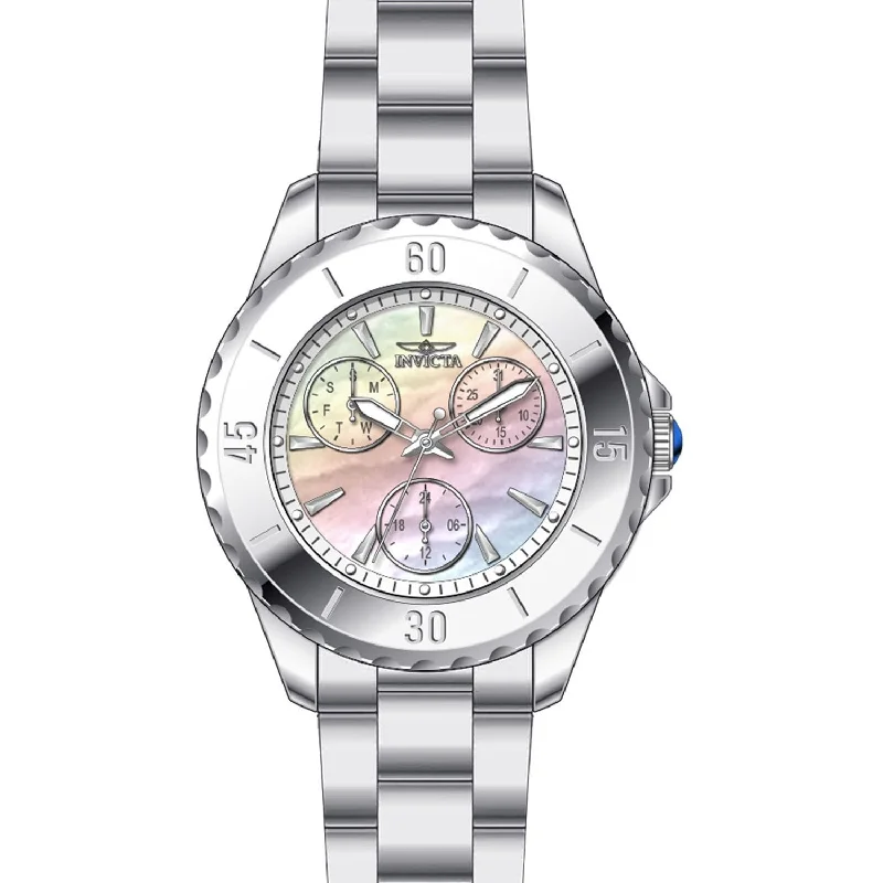 Vibrant face watches-Invicta Women's 29106 Angel Stainless Steel Watch