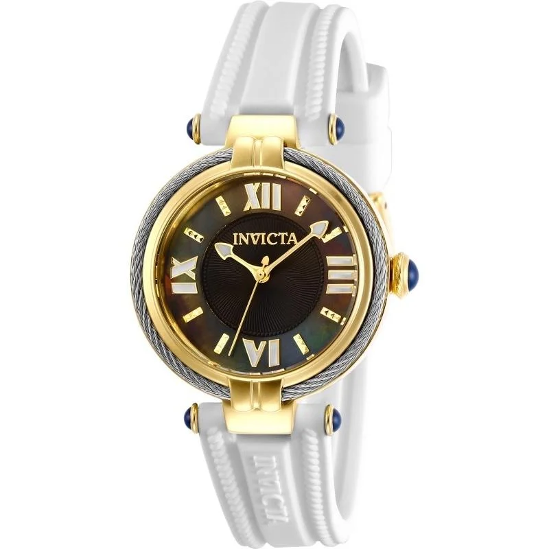 Bold bezel watches-Invicta Women's 29126 Bolt White Silicone Watch