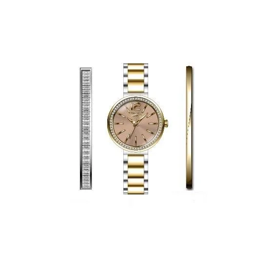 Floral bezel watches-Invicta Women's 29275 Angel Stainless Steel Watch