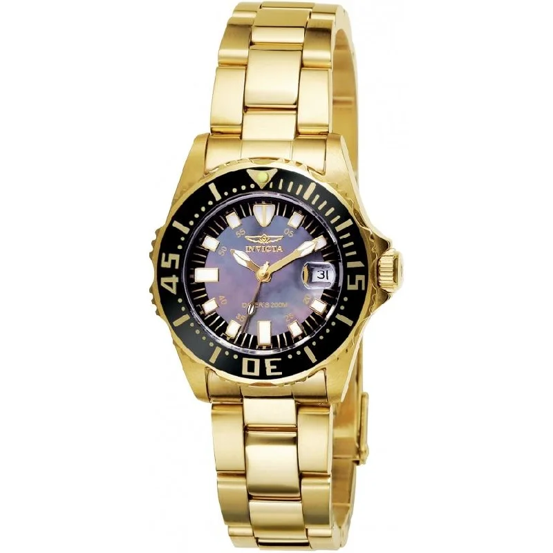 Floral strap watches-Invicta Women's 2962 Pro Diver Stainless Steel Watch