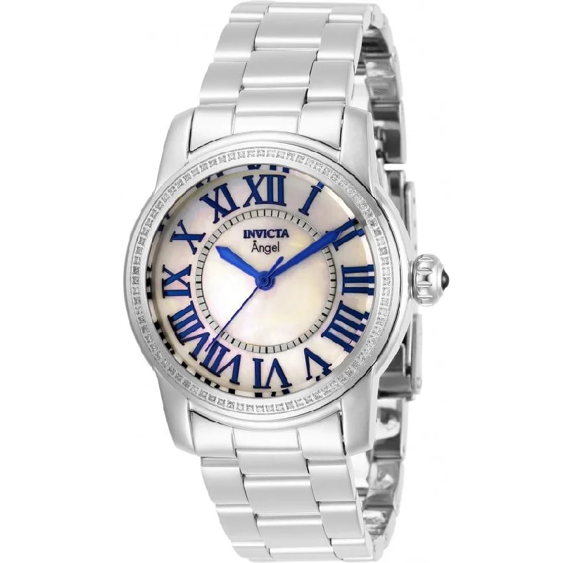 Vintage round watches-Invicta Women's 29878 Angel Stainless Steel Watch