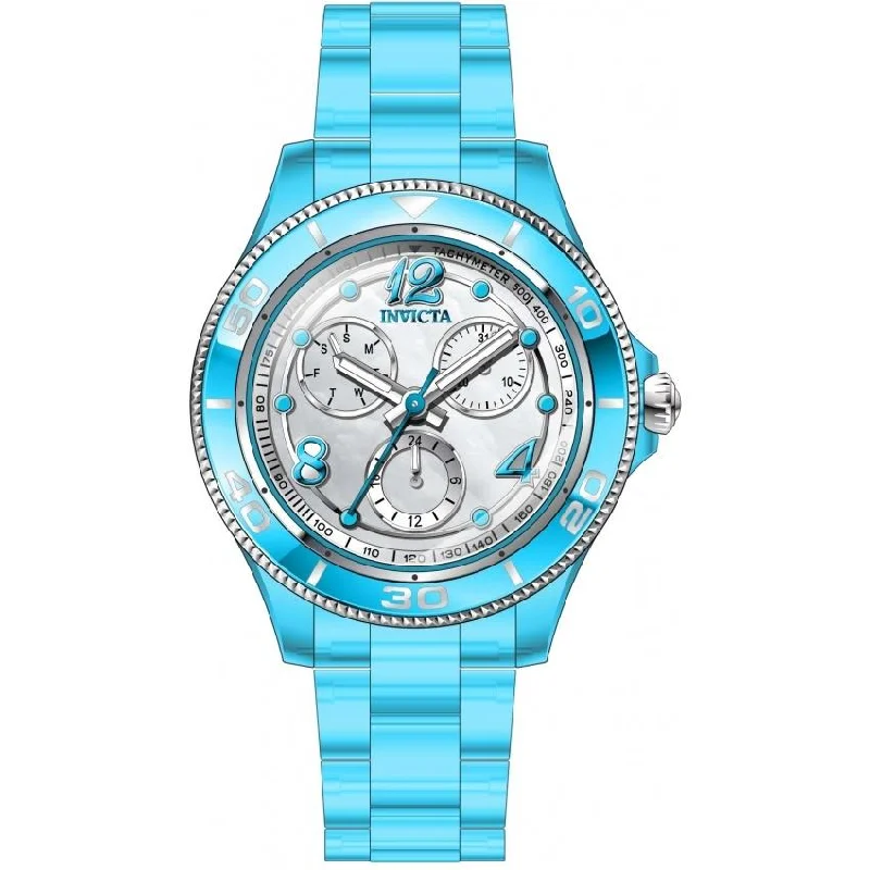 Patterned face watches-Invicta Women's 30366 Anatomic Plastic Watch