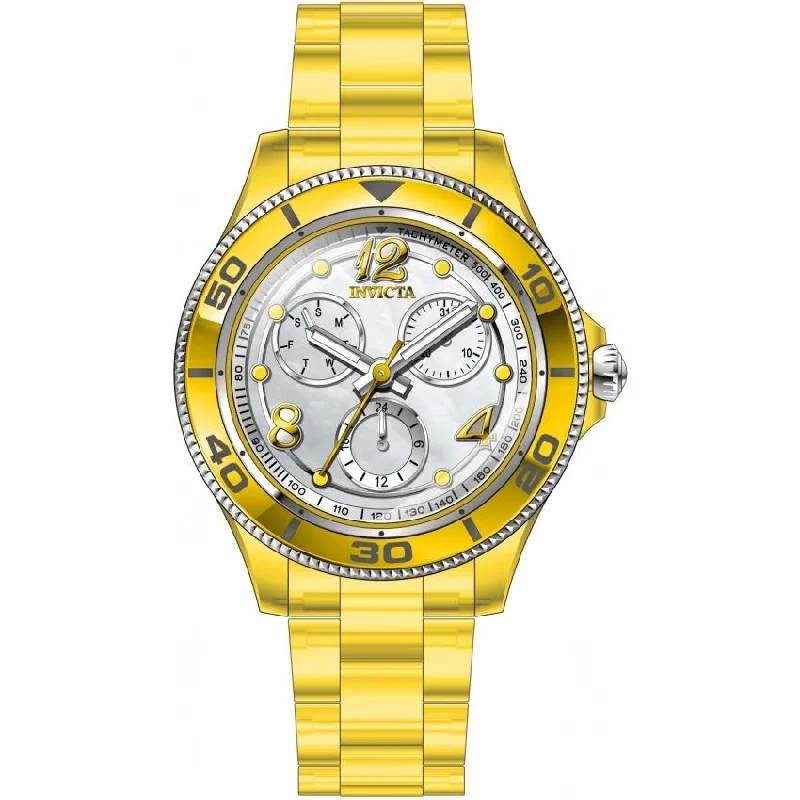 Luxury strap watches-Invicta Women's 30369 Anatomic Yellow Plastic Watch