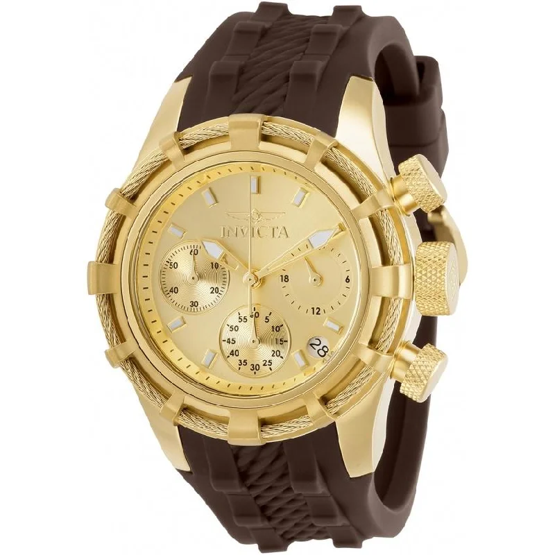 Sustainable watches-Invicta Women's 30493 Bolt Brown Silicone Watch