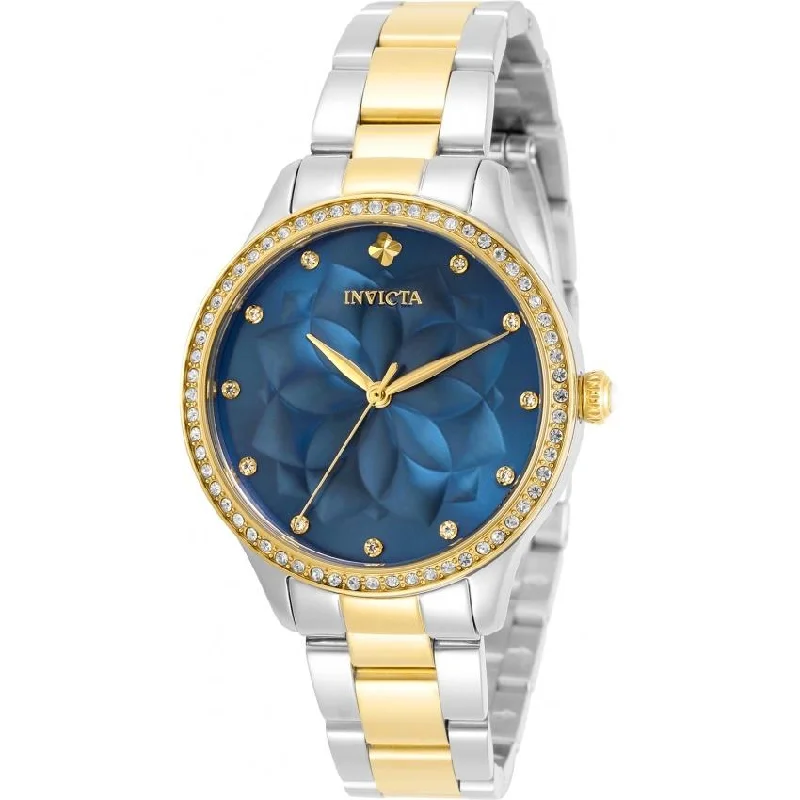 Crystal face watches-Invicta Women's 30719 Wildflower Stainless Steel Watch