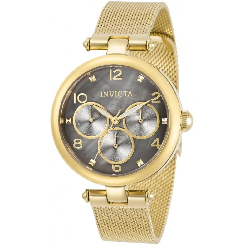 Vintage round watches-Invicta Women's 31527 Angel Gold-Tone and Stainless Steel Stainless Steel Watch