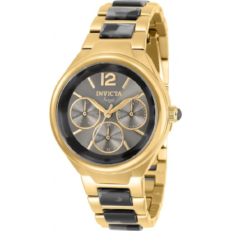 Patterned face watches-Invicta Women's 32075 Angel Gold-Tone Stainless Steel Watch