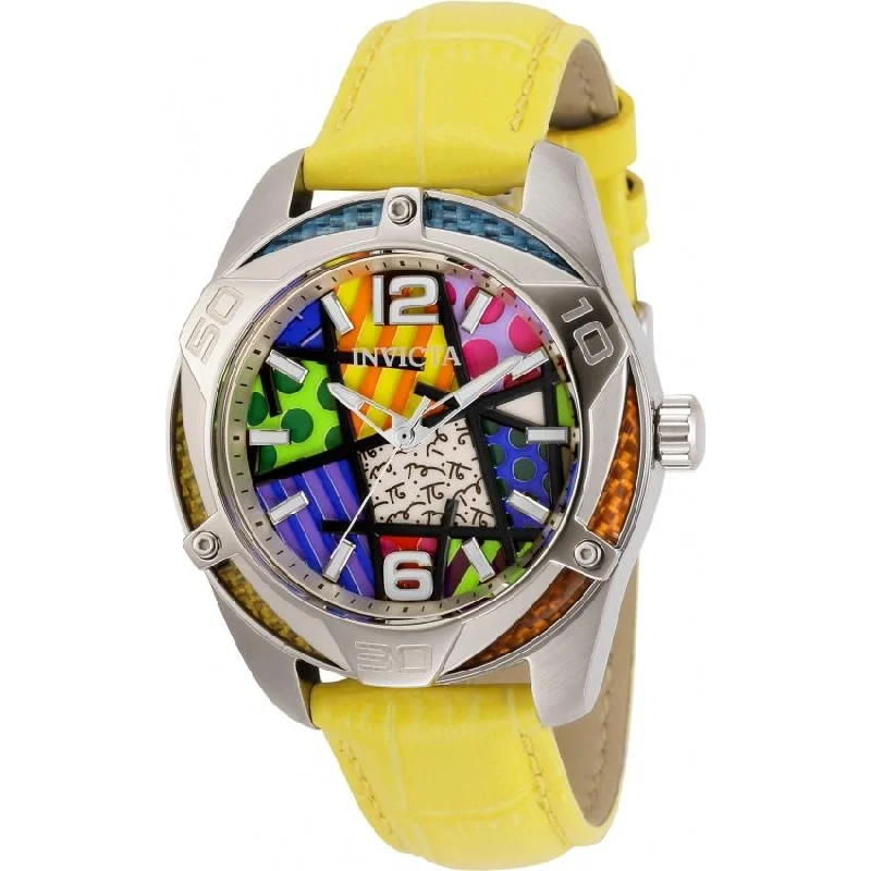 Matte finish watches-Invicta Women's 32404 Britto Pro Diver Black Polyurethane Watch